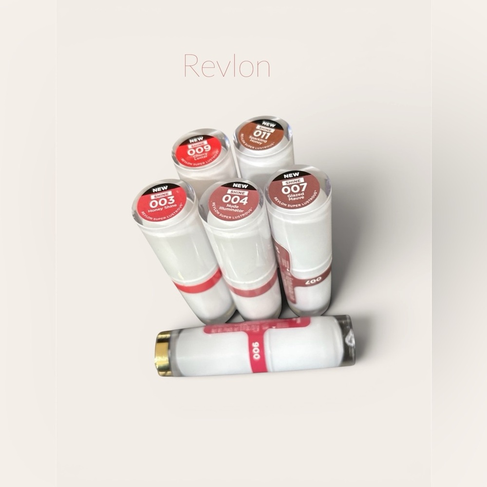REVLON New 5 shades; 003, 004, 007, 009, 011 & complementary 006. New & sealed